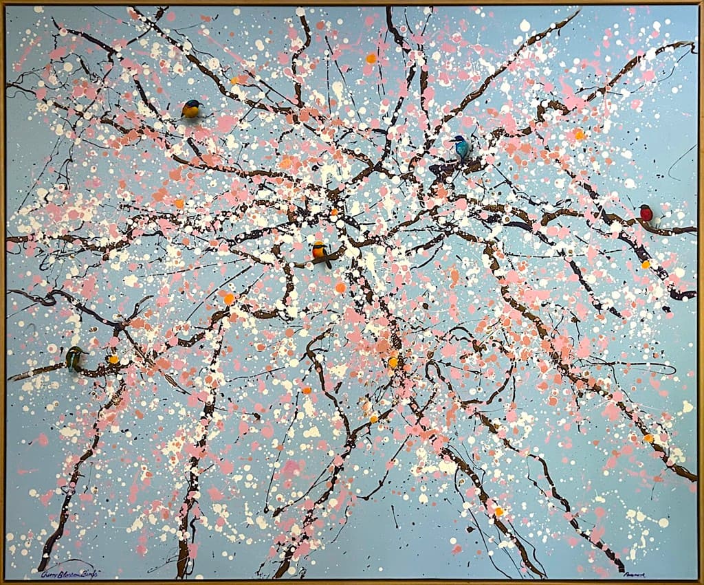 Cherry Blossom Birds