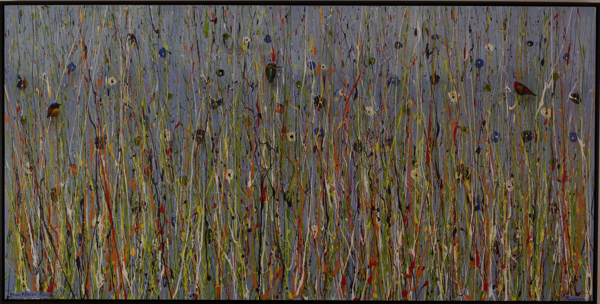 Finches in the Garden