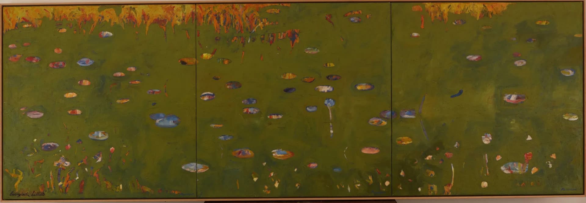 Swamp Lilies (Triptych)