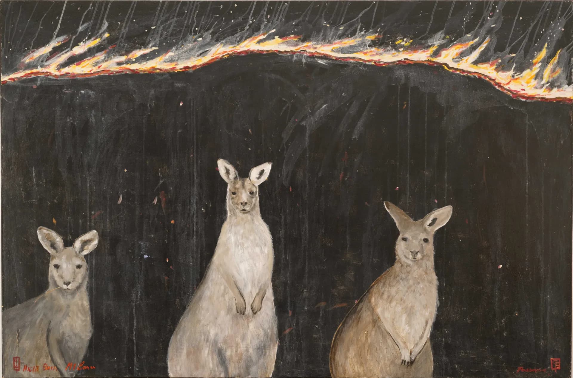 Night Burn, Mt Emu